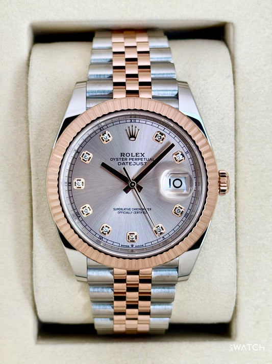 2025 Rolex Datejust 41mm 126331 Two-Tone Jubilee Sundust Diamond Dial - MyWatchLLC
