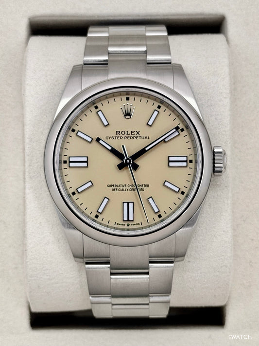 NEW 2026 Rolex Oyster Perpetual 41mm 134300 Beige Dial - MyWatchLLC