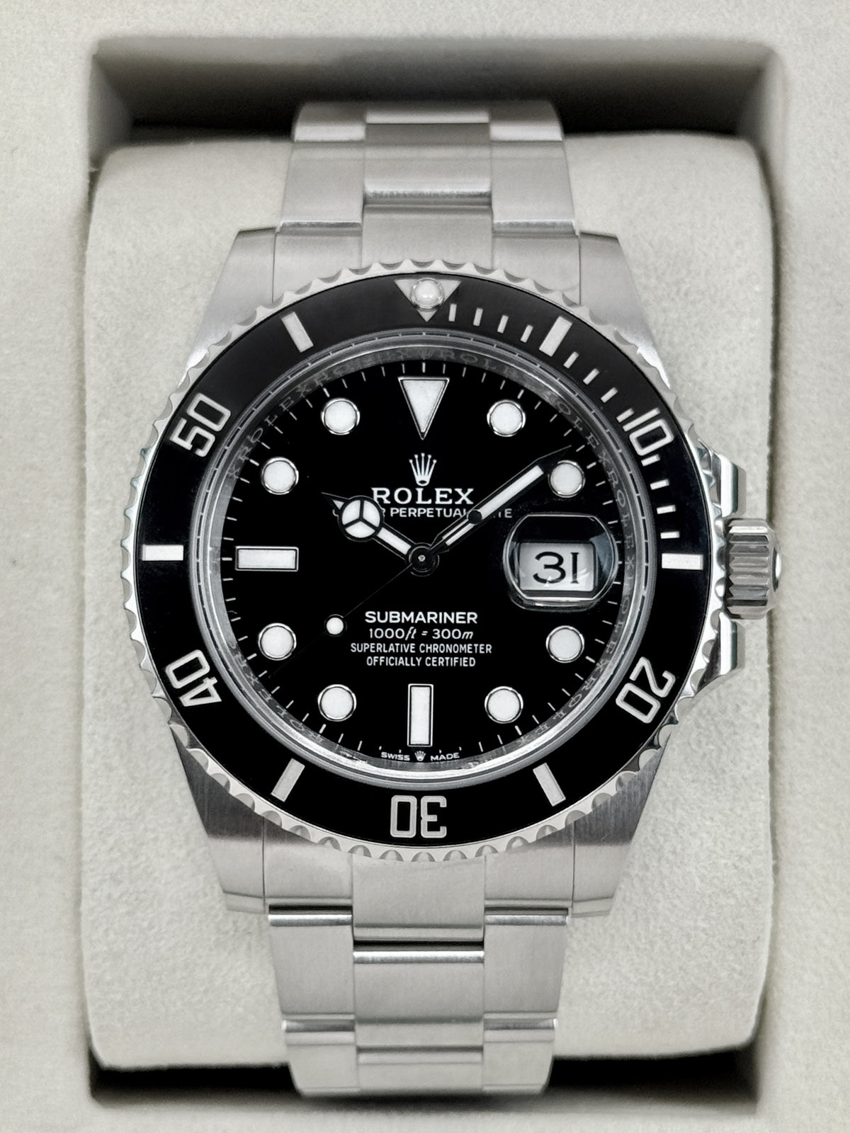 2025 Rolex Submariner 41mm 126610LN Stainless Steel Black Dial