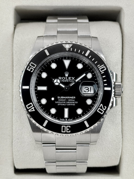 2025 Rolex Submariner 41mm 126610LN Stainless Steel Black Dial