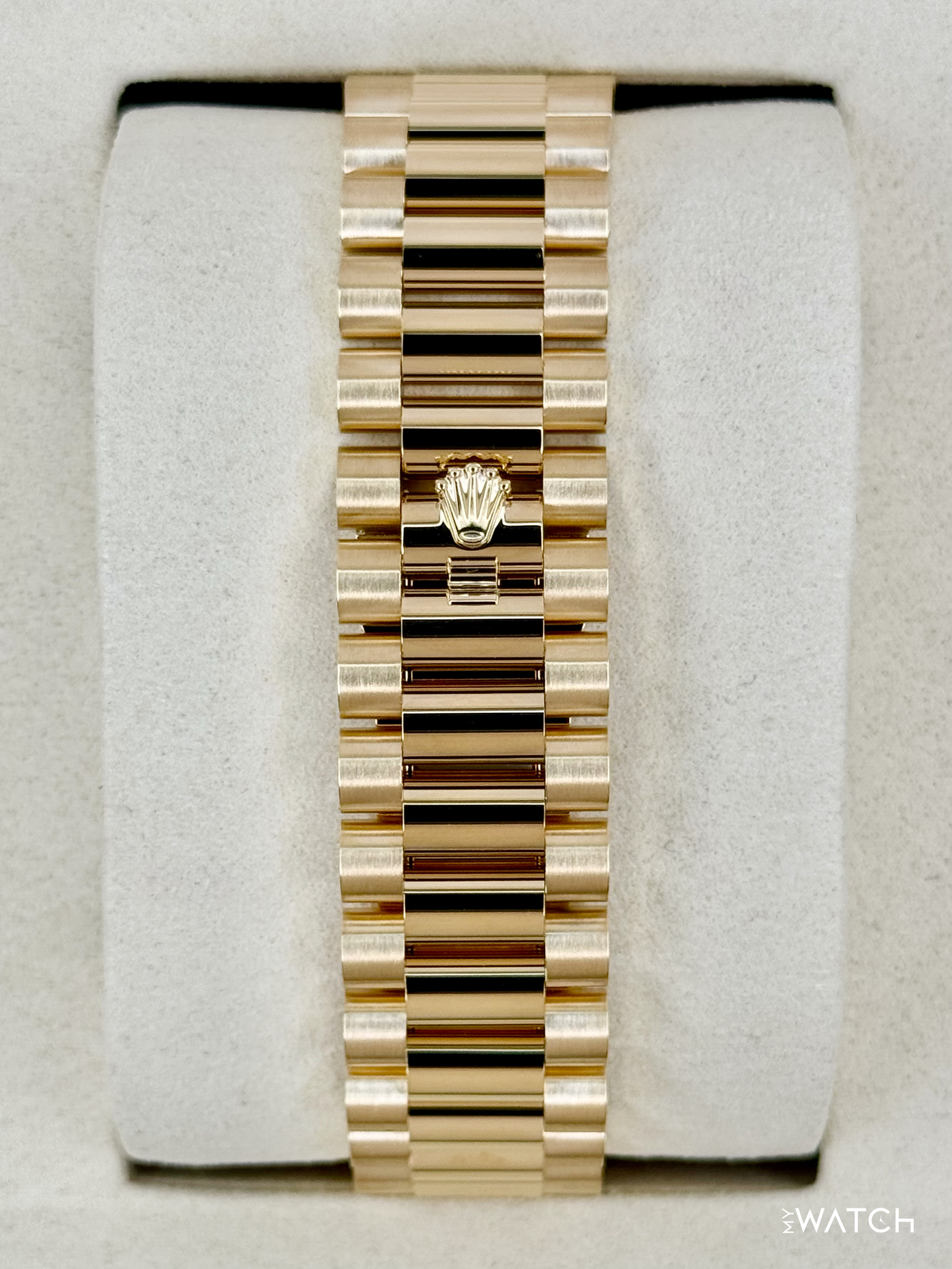 NEW 2026 Rolex Day-Date 40mm 228348RBR Black Diamond Baguette Dial - MyWatchLLC