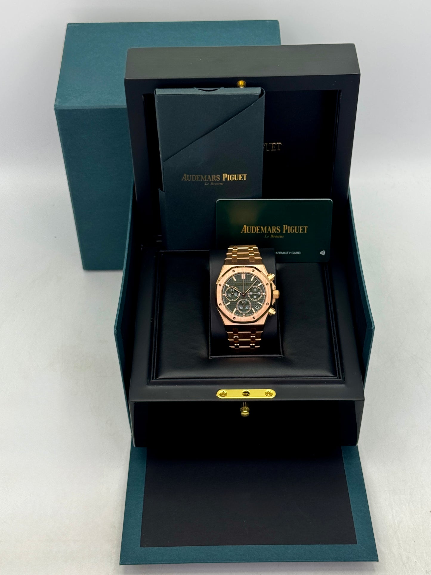 2025 Audemars Piguet Royal Oak Chronograph 41mm 26240OR Green Dial