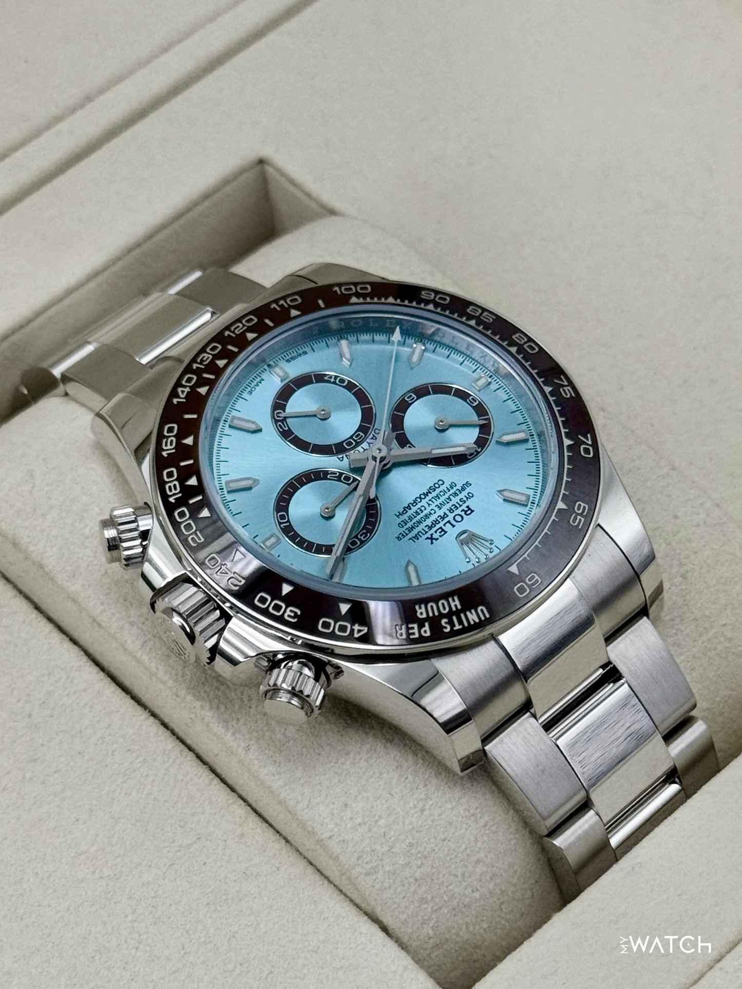 NEW 2026 Rolex Daytona 40mm 126506 Platinum Ice Blue Dial - MyWatchLLC