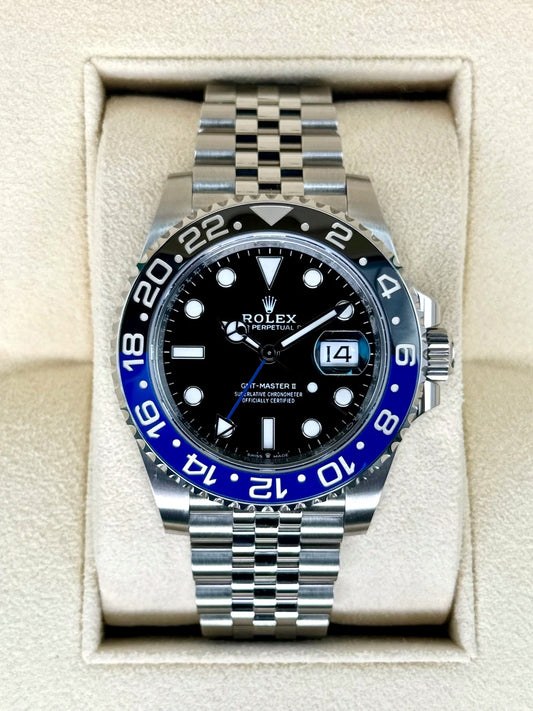 NEW 2024 Rolex GMT-Master II "Batgirl" 40mm 126710BLNR Jubilee