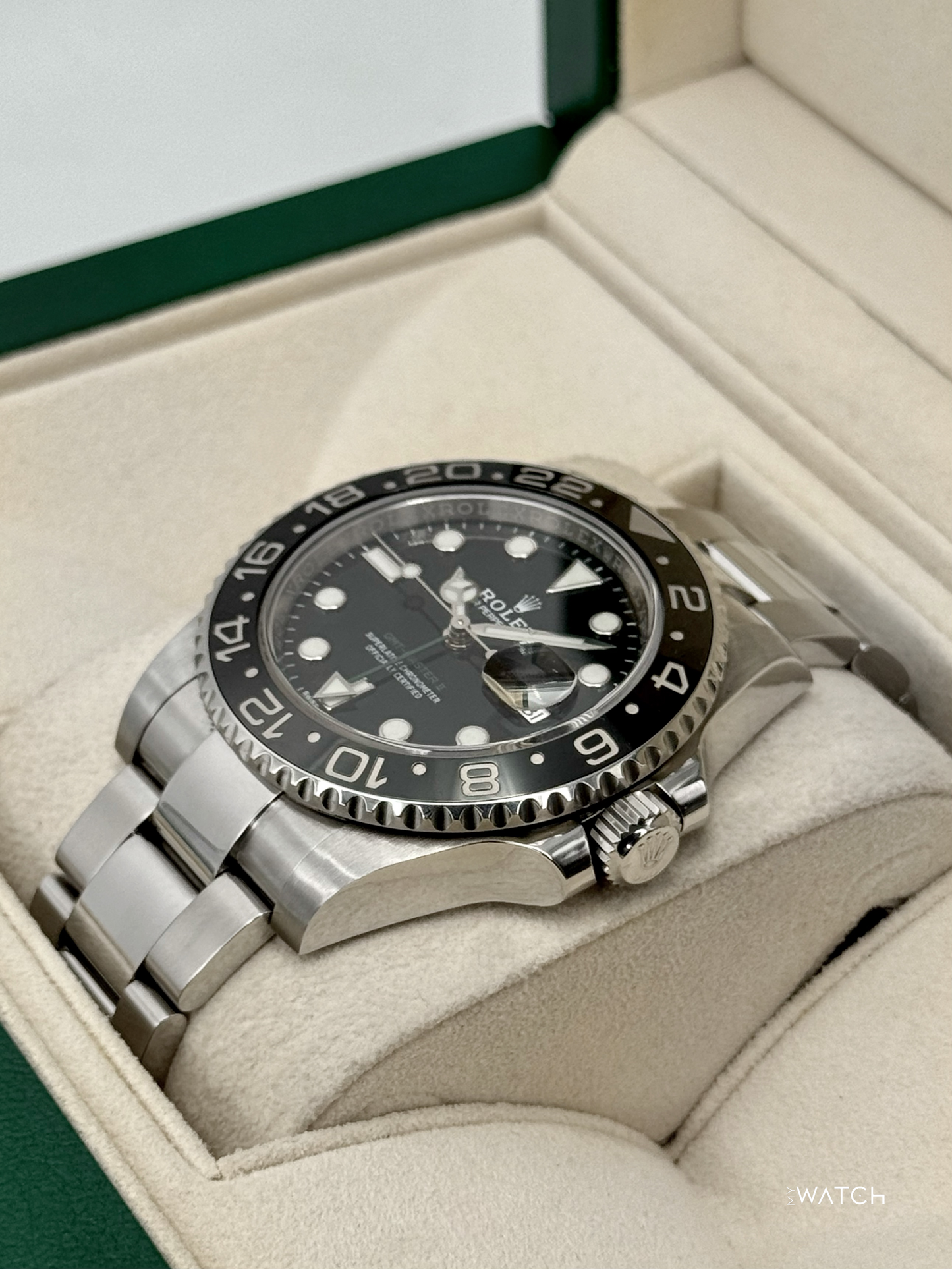 2018 Rolex GMT-Master II 40mm 116710LN Stainless Steel Black Dial
