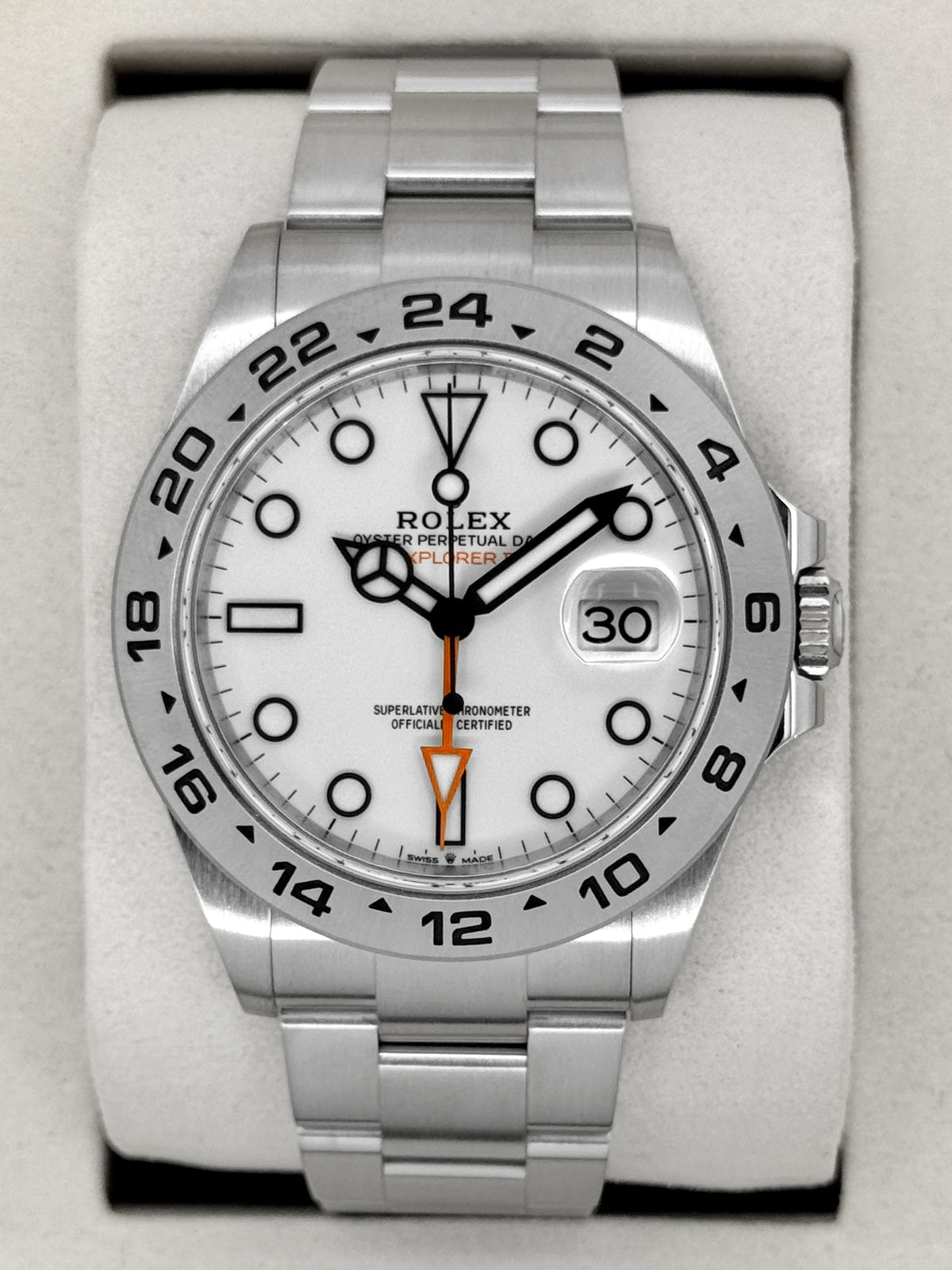 2025 Rolex Explorer II 42mm 226570 Polar White Dial