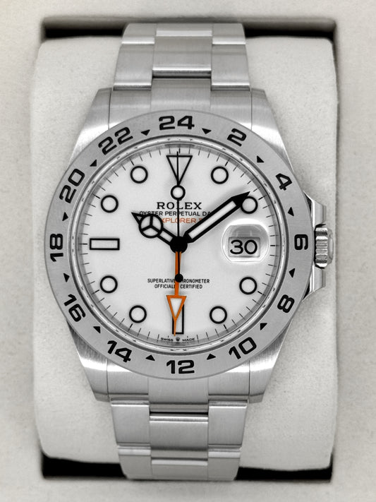 2025 Rolex Explorer II 42mm 226570 Polar White Dial - MyWatchLLC