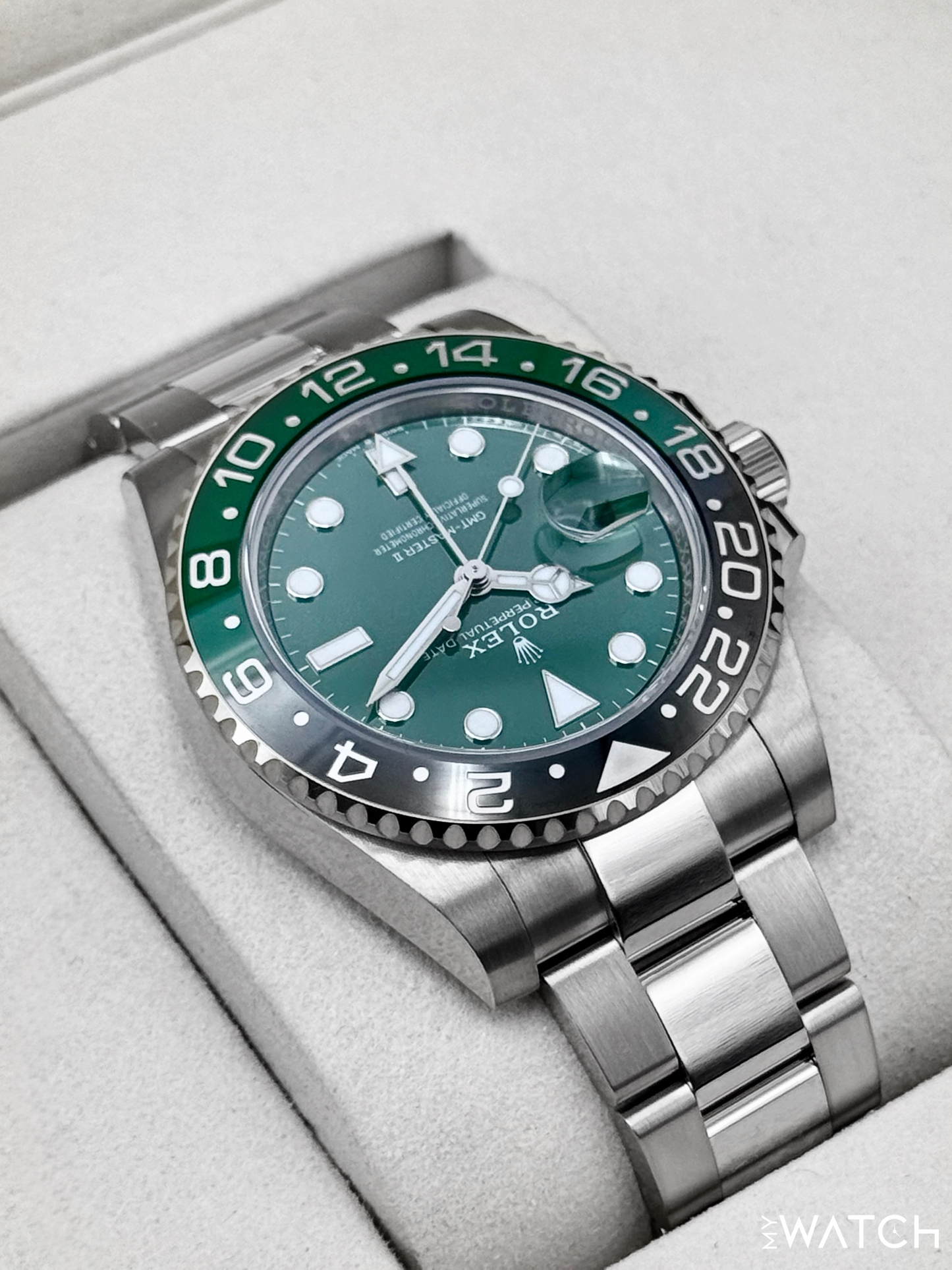 NEW 2025 Rolex GMT-Master II "Sprite" 40mm 126729VTNR White Gold Oyster - MyWatchLLC