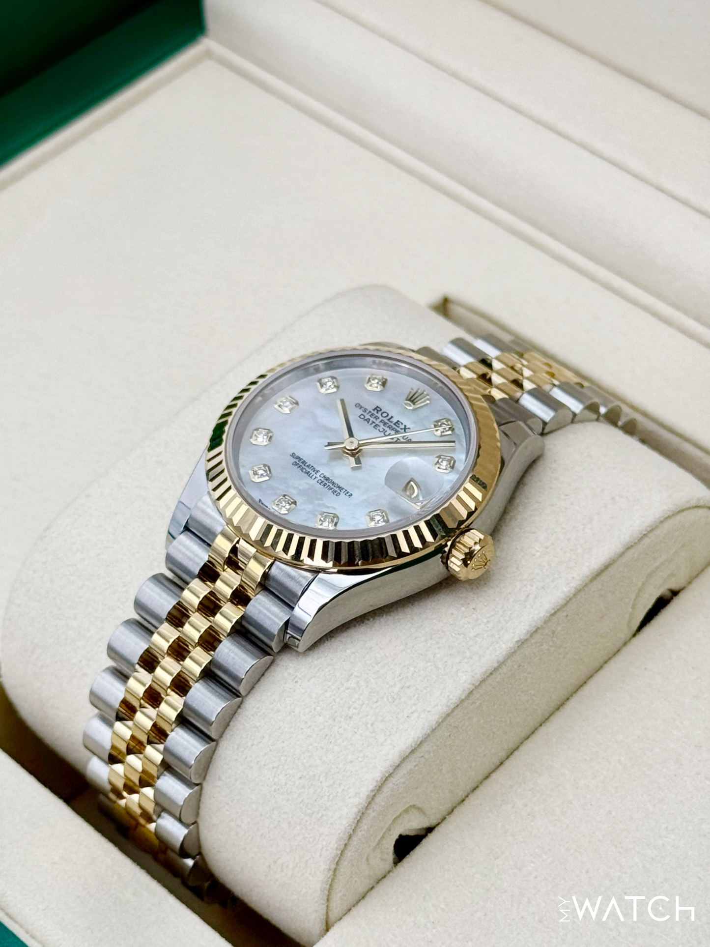 NEW 2025 Rolex Datejust 31mm 278273 Jubilee MOP Diamond Dial