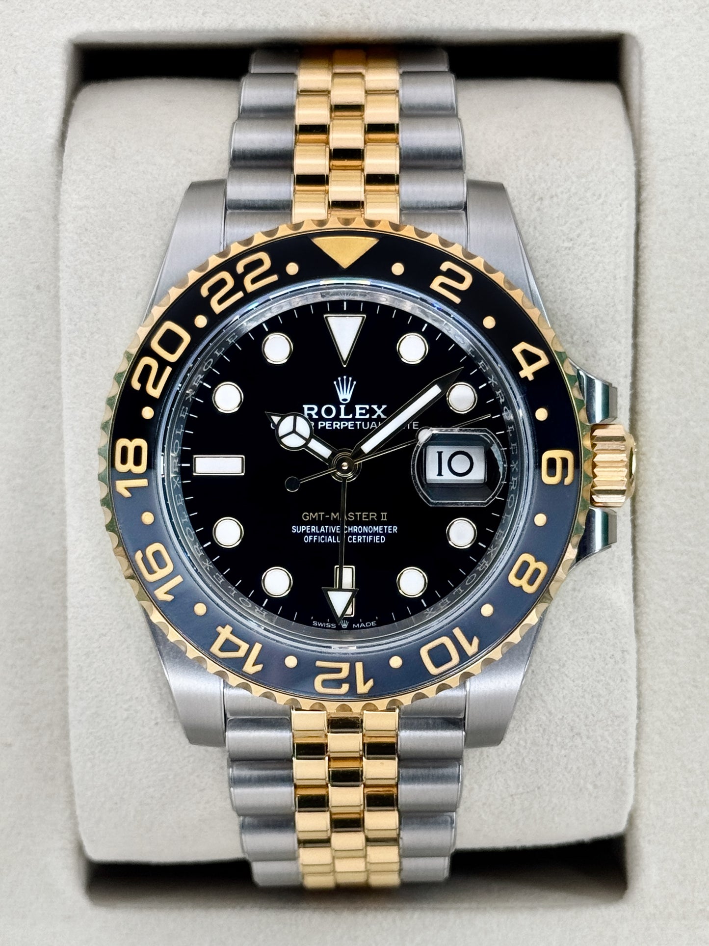 NEW 2026 Rolex GMT-Master II 40mm 126713GRNR Two-Tone Jubilee