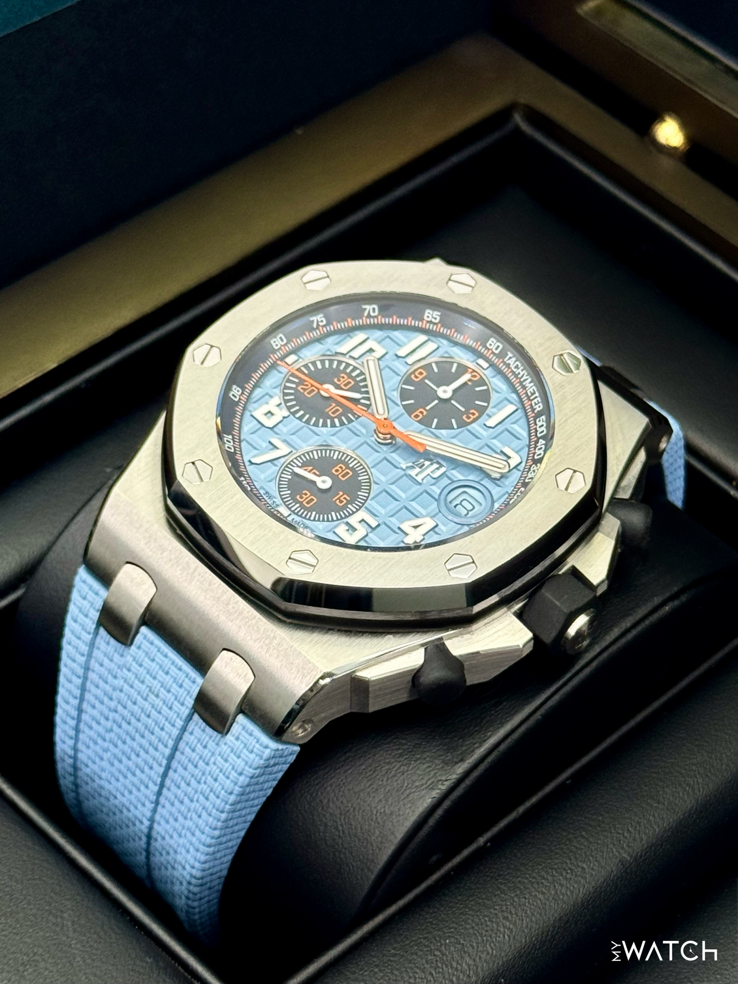 2023 Audemars Piguet Royal Oak Offshore Chrono 42mm 26238ST Blue Dial