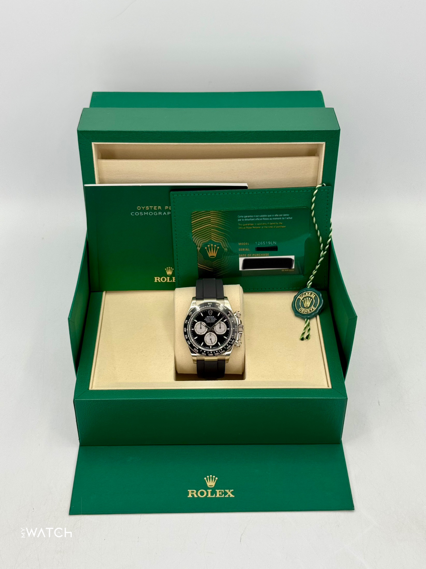 NEW 2025 Rolex Daytona "Baby Le Mans" 40mm 126519LN White Gold Black Dial