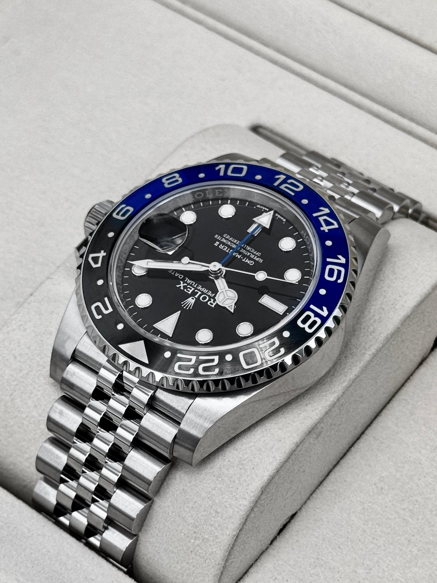 NEW 2026 Rolex GMT-Master II "Batgirl" 40mm 126710BLNR Jubilee (NEW STYLE CARD)
