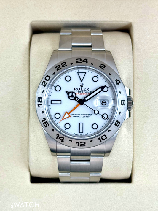 NEW 2025 Rolex Explorer II 42mm 226570 Polar White Dial