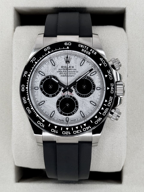 NEW 2026 Rolex Daytona 40mm 126519LN White Gold Oysterflex Meteorite Dial