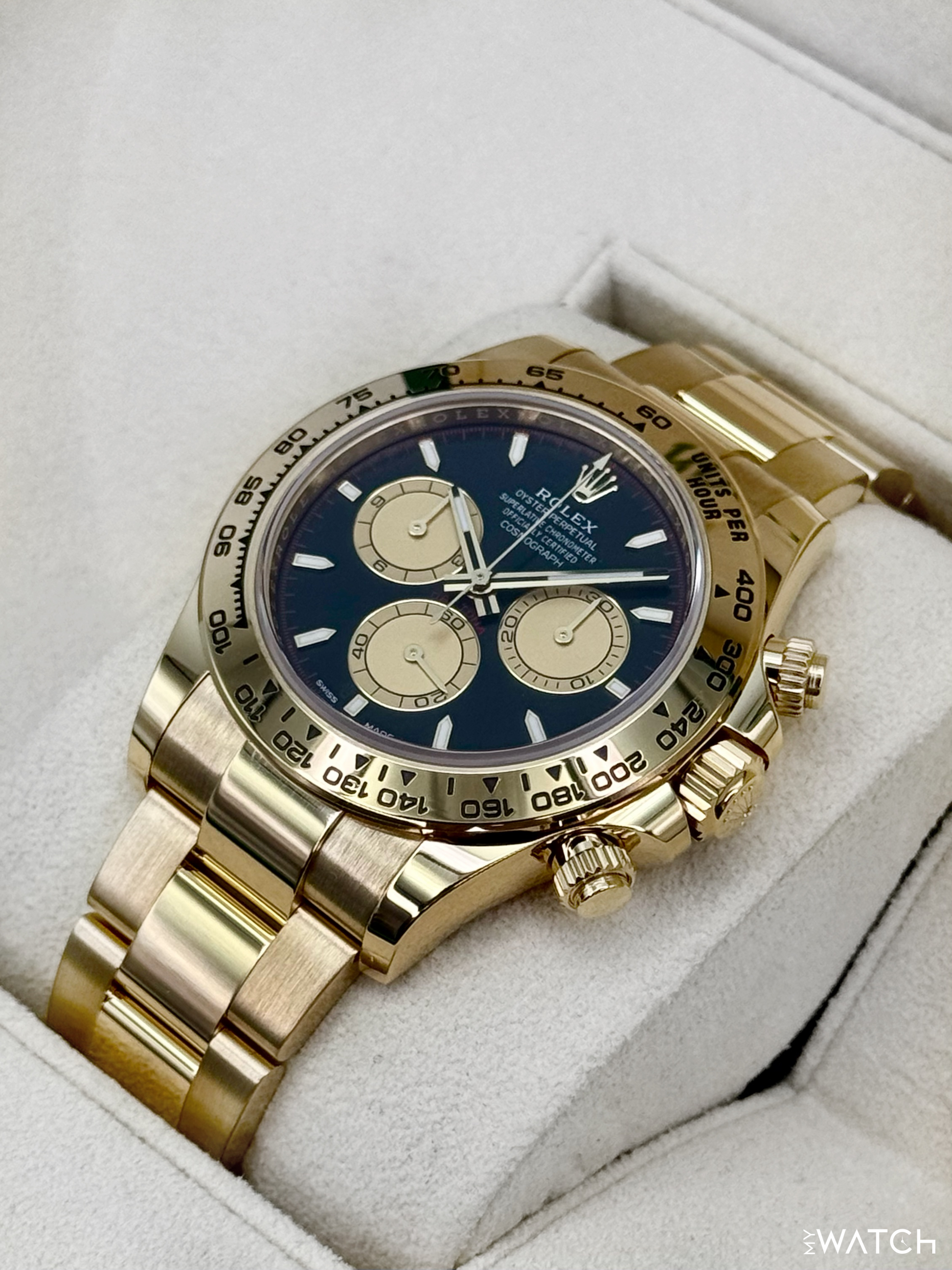 2025 Rolex Daytona "Paul Newman" 40mm 126508 18K Yellow Gold Black Dial - MyWatchLLC