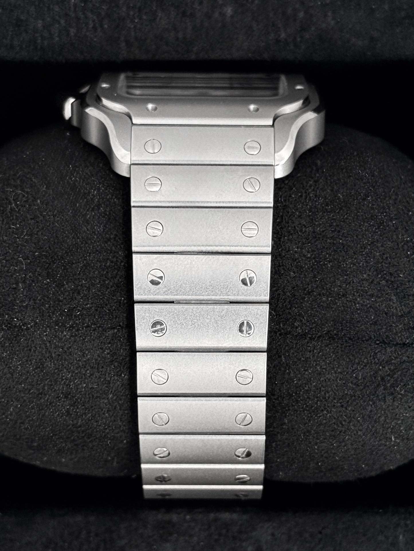 2025 Cartier Santos De Cartier 39.8mm WSSA0089 Titanium White Dial