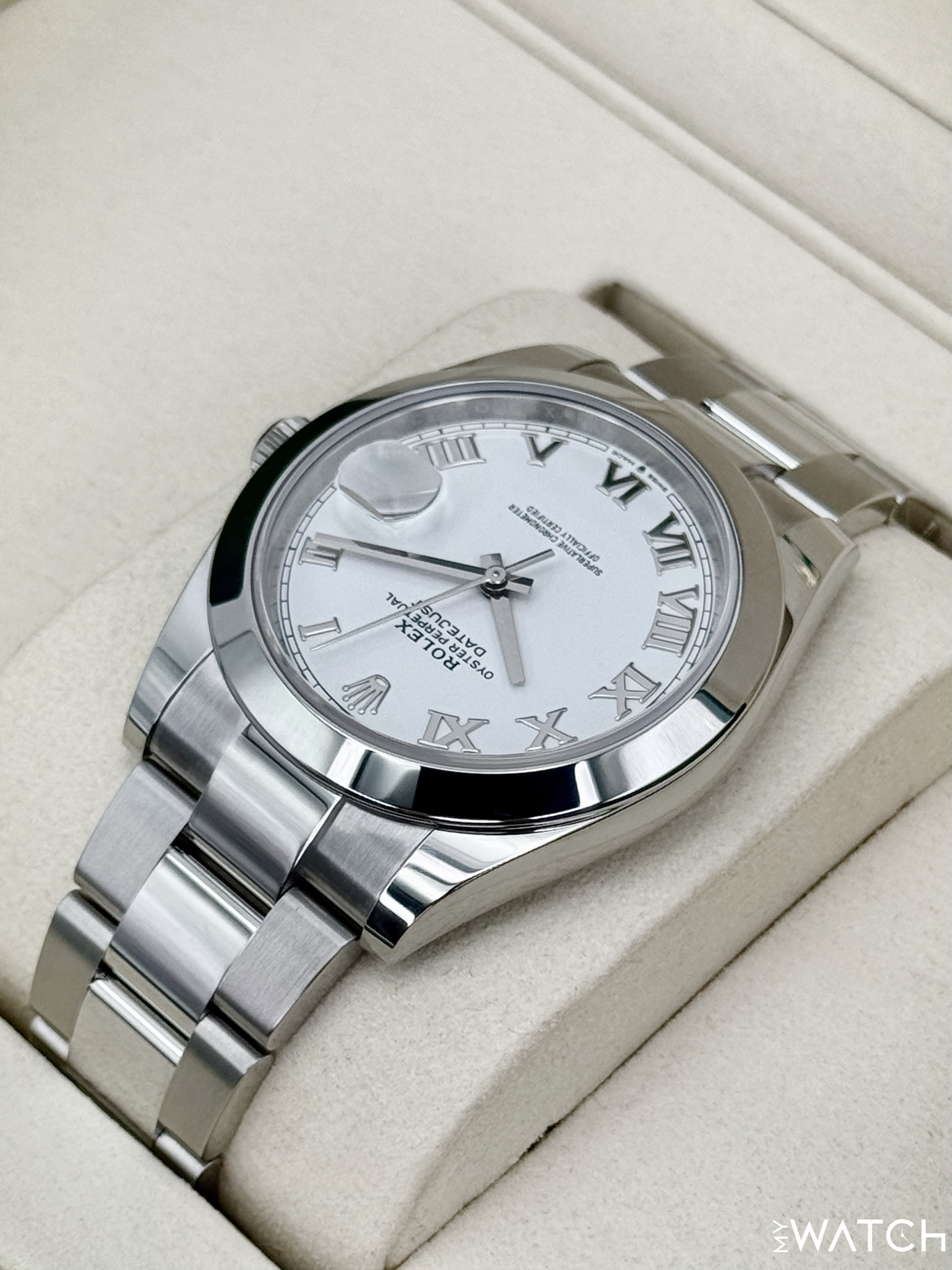 NEW 2025 Rolex Datejust 41mm 126300 Stainless Steel Oyster White Dial