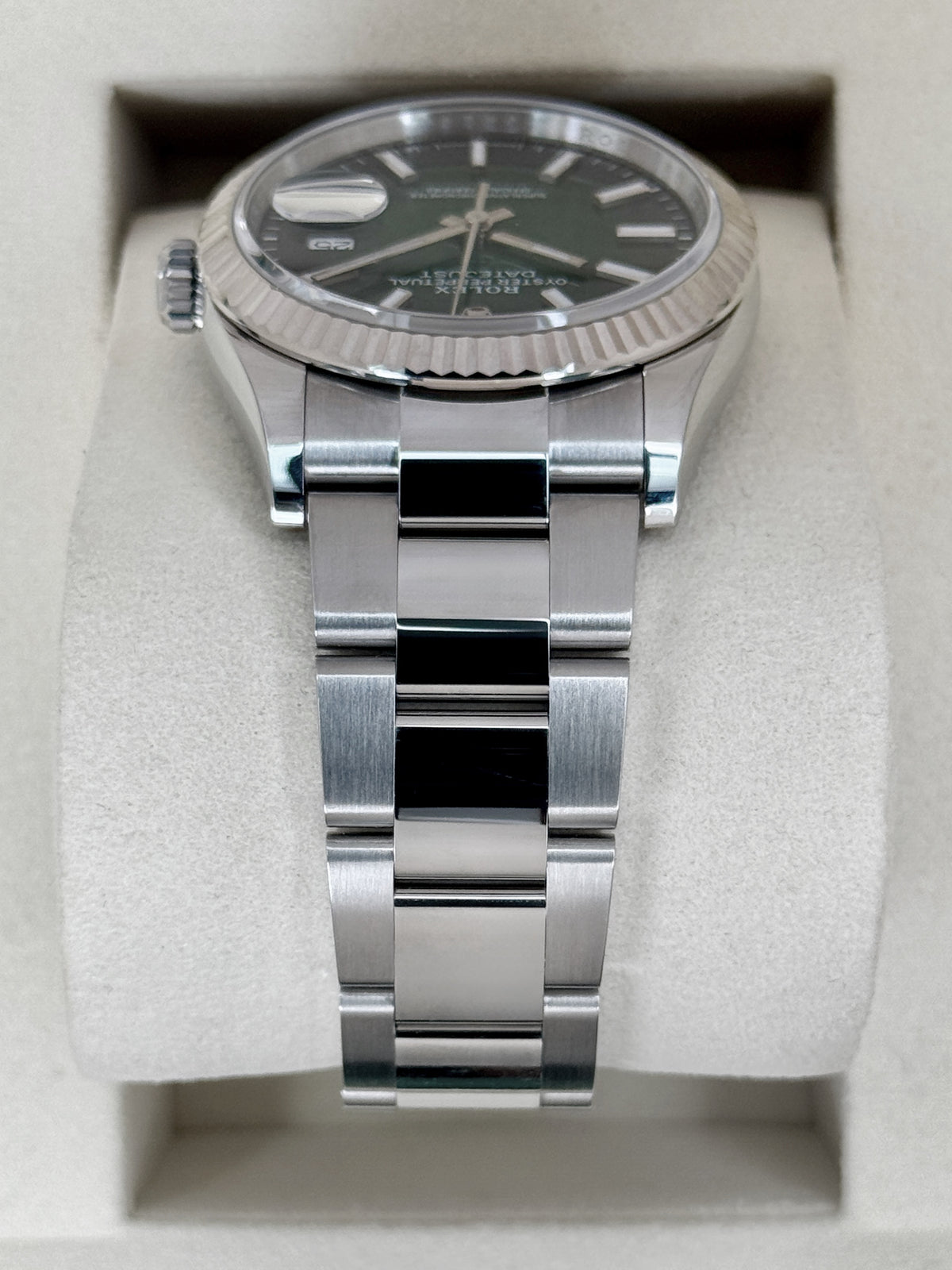 NEW 2026 Rolex Datejust 36mm 126234 Stainless Steel Oyster Green Ombre Dial