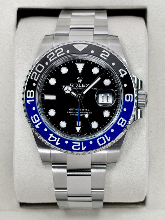 NEW 2026 Rolex GMT-Master II Batman 40mm 126710BLNR Oyster (NEW STYLE CARD)