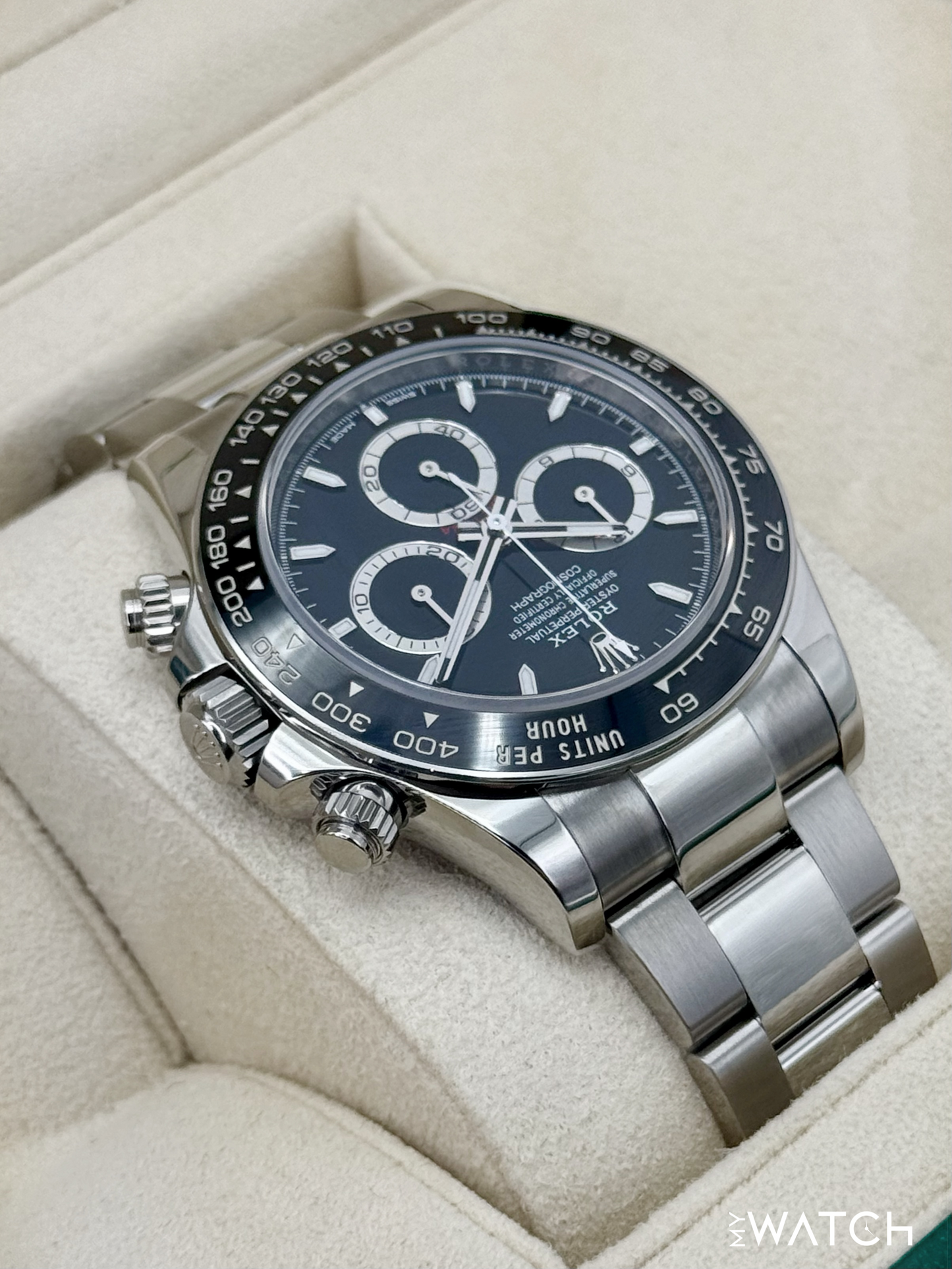 2024 Rolex Daytona 40mm 126500LN Stainless Steel Black Dial