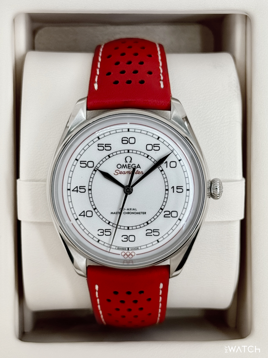 NEW 2026 Omega Olympic Official Timekeeper 39.5mm 522.32.40.20.04.004 White Dial - MyWatchLLC