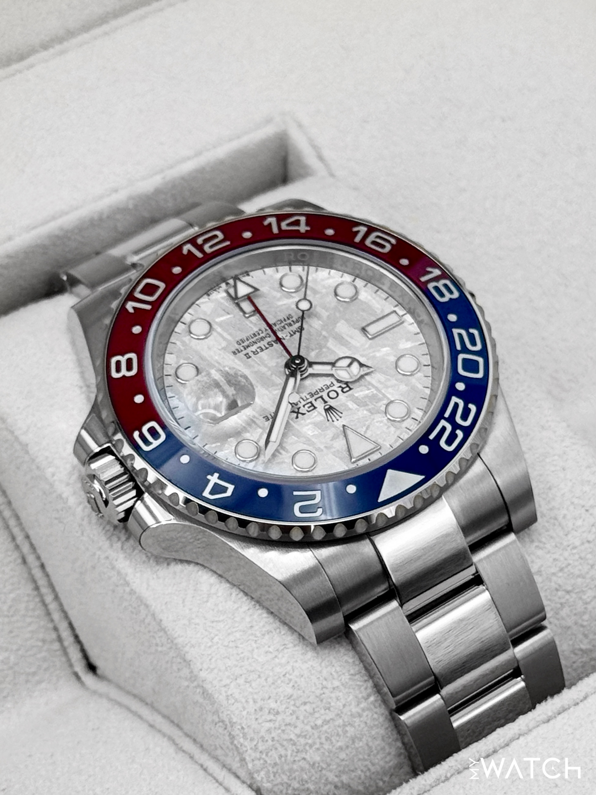 2023 Rolex GMT-Master II "Pepsi" 40mm 126719BLRO Meteorite Dial - MyWatchLLC