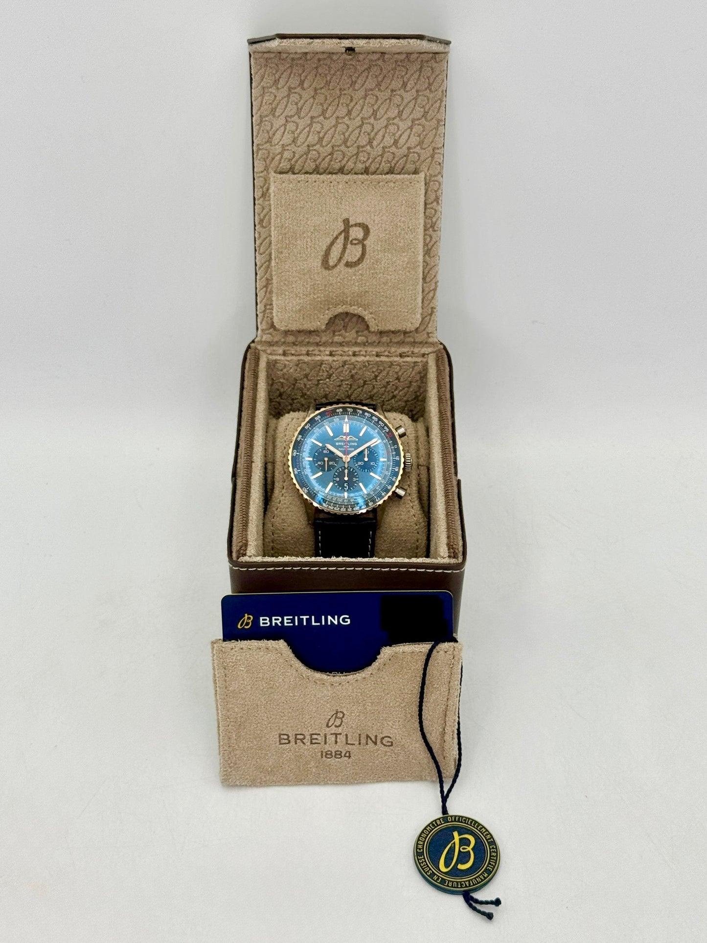 2024 Breitling Navitimer B01 Limited Edition 46mm UB0137 Two-Tone Blue Dial