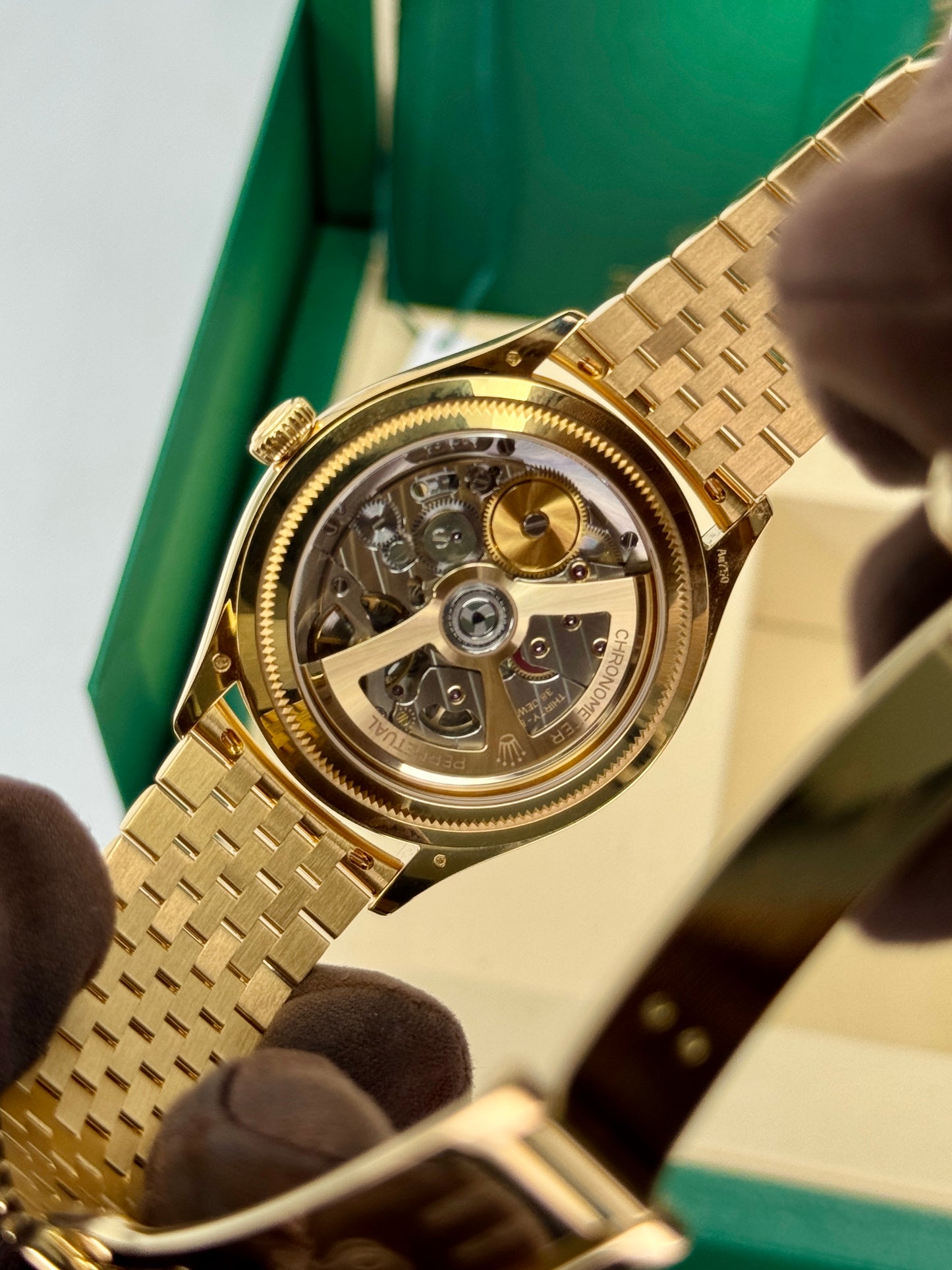 NEW 2026 Rolex 1908 39mm 52508 Yellow Gold Settimo Bracelet White Dial