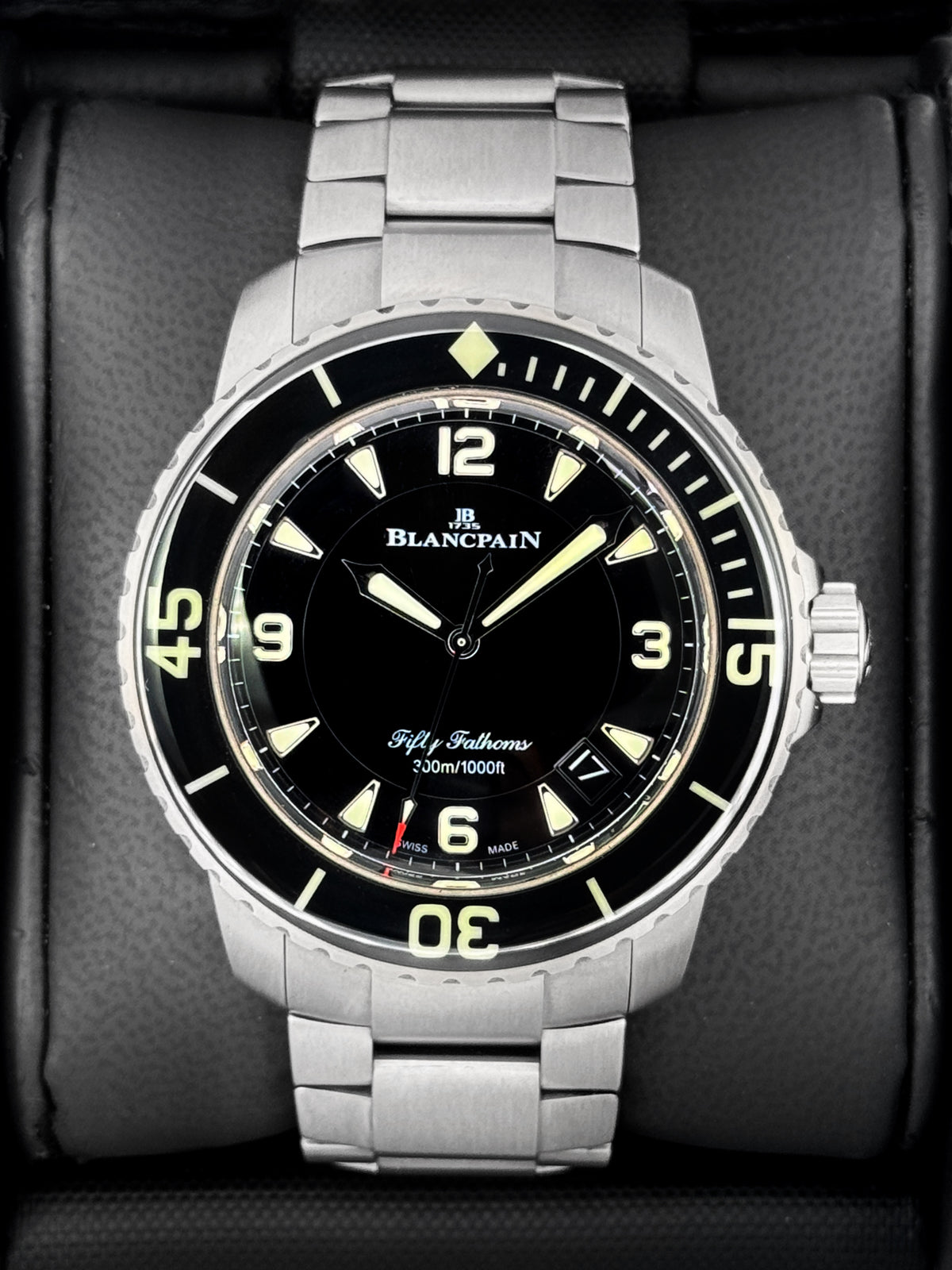 2024 Blancpain Fifty Fathoms Automatique 45mm 5015-12B30-98B Titanium Black Dial