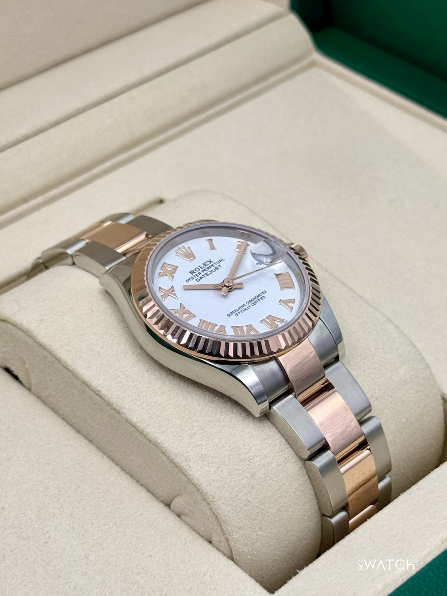 NEW 2025 Rolex Ladies Datejust 31mm 278271 Two-Tone Oyster White Dial - MyWatchLLC