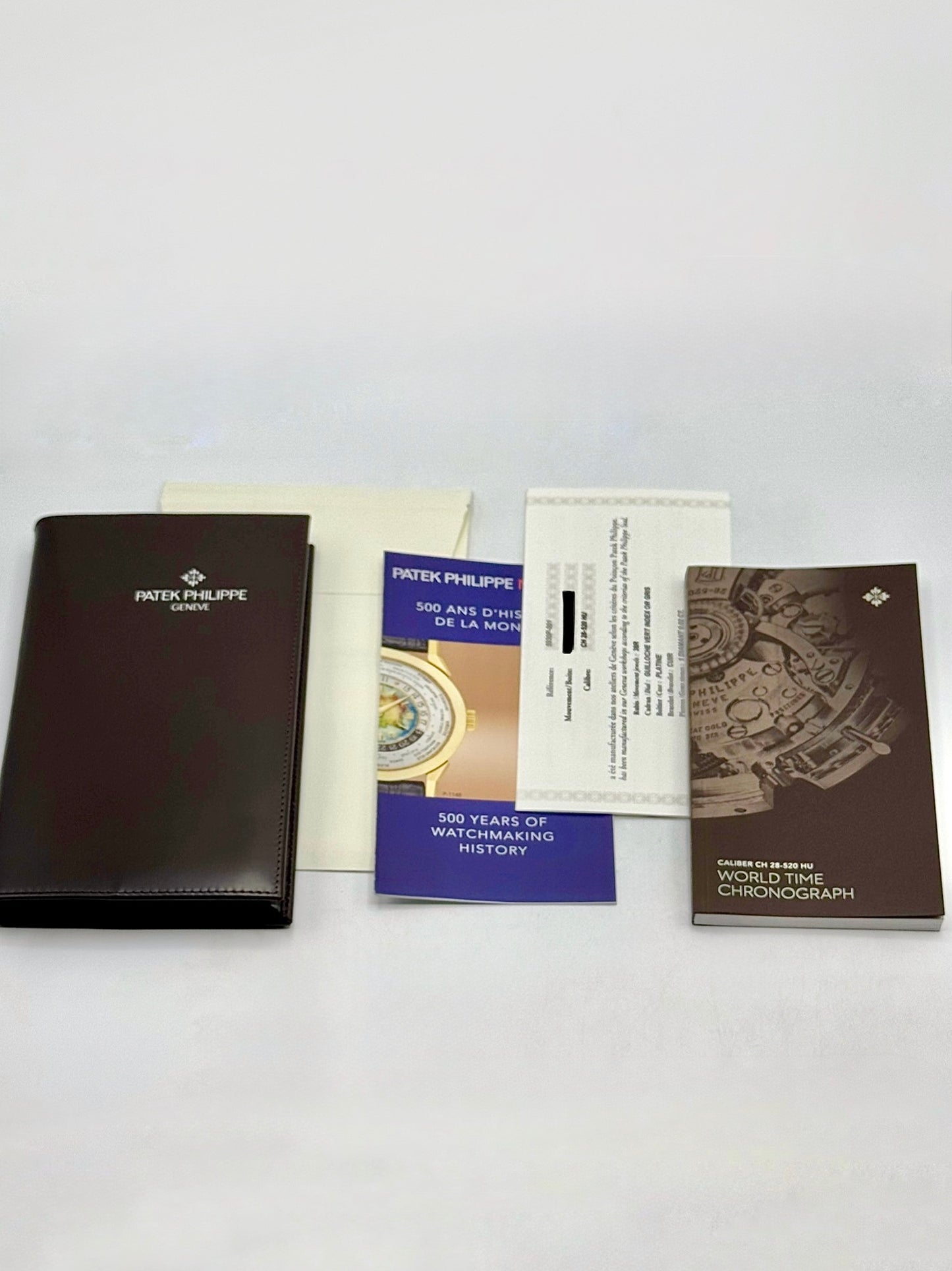 2025 Patek Philippe 5930P World Time Flyback Chronograph Platinum Green Dial - MyWatchLLC