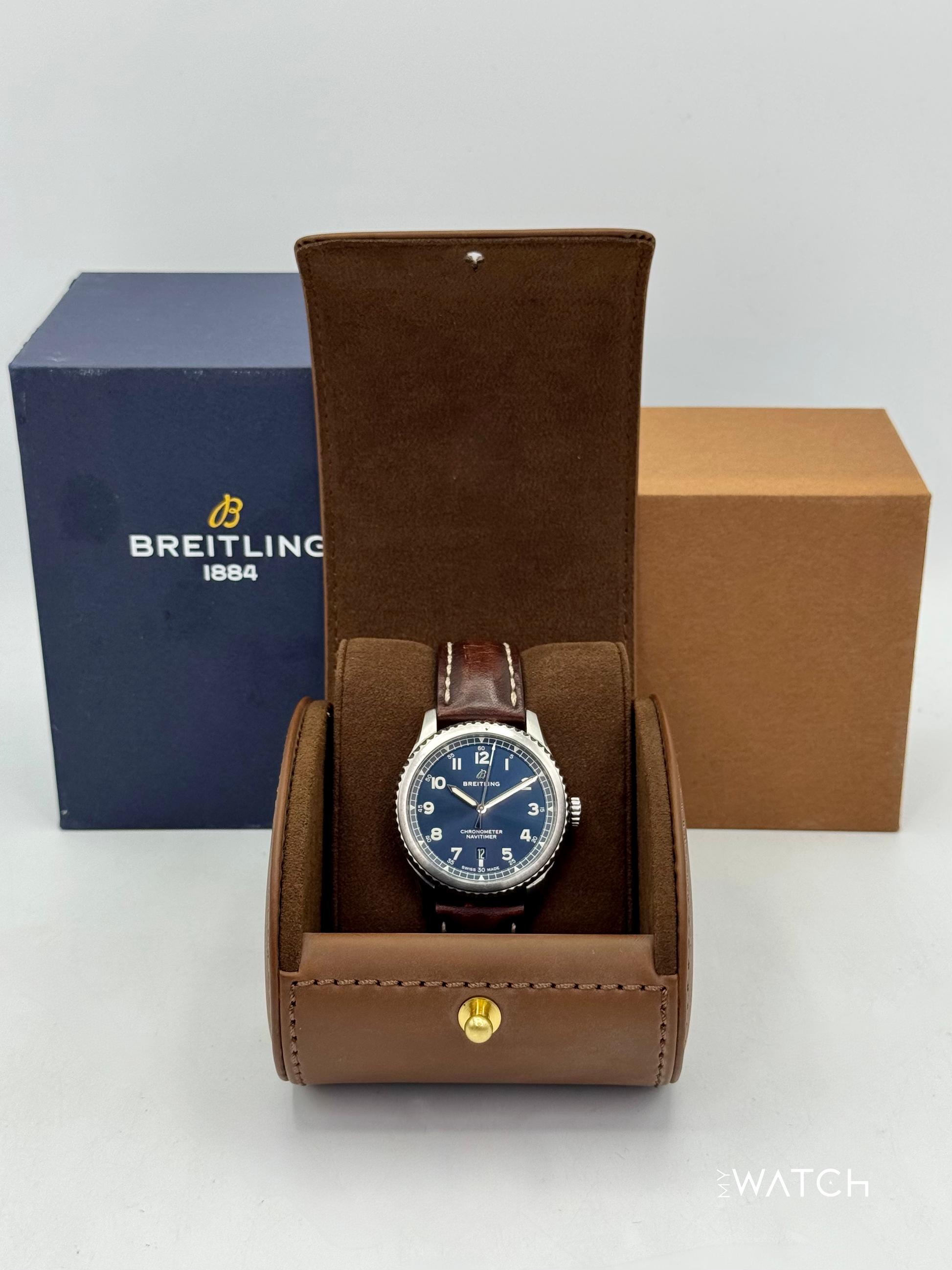 Breitling Navitimer 8 Automatic 41mm A17314101C1A1 Blue Dial - MyWatchLLC