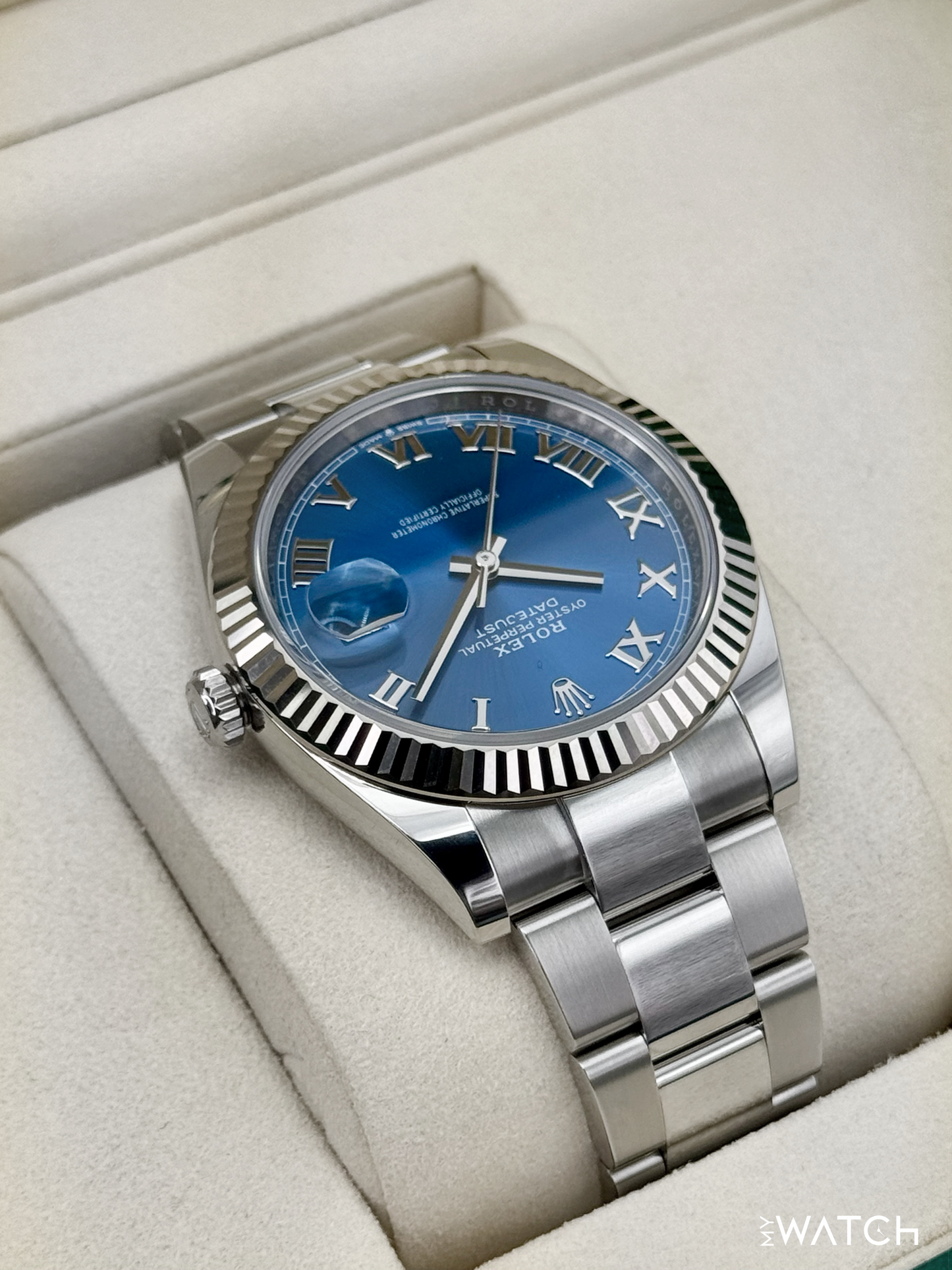 NEW 2025 Rolex Datejust 41mm 126334 Oyster Azzurro-Blue Dial