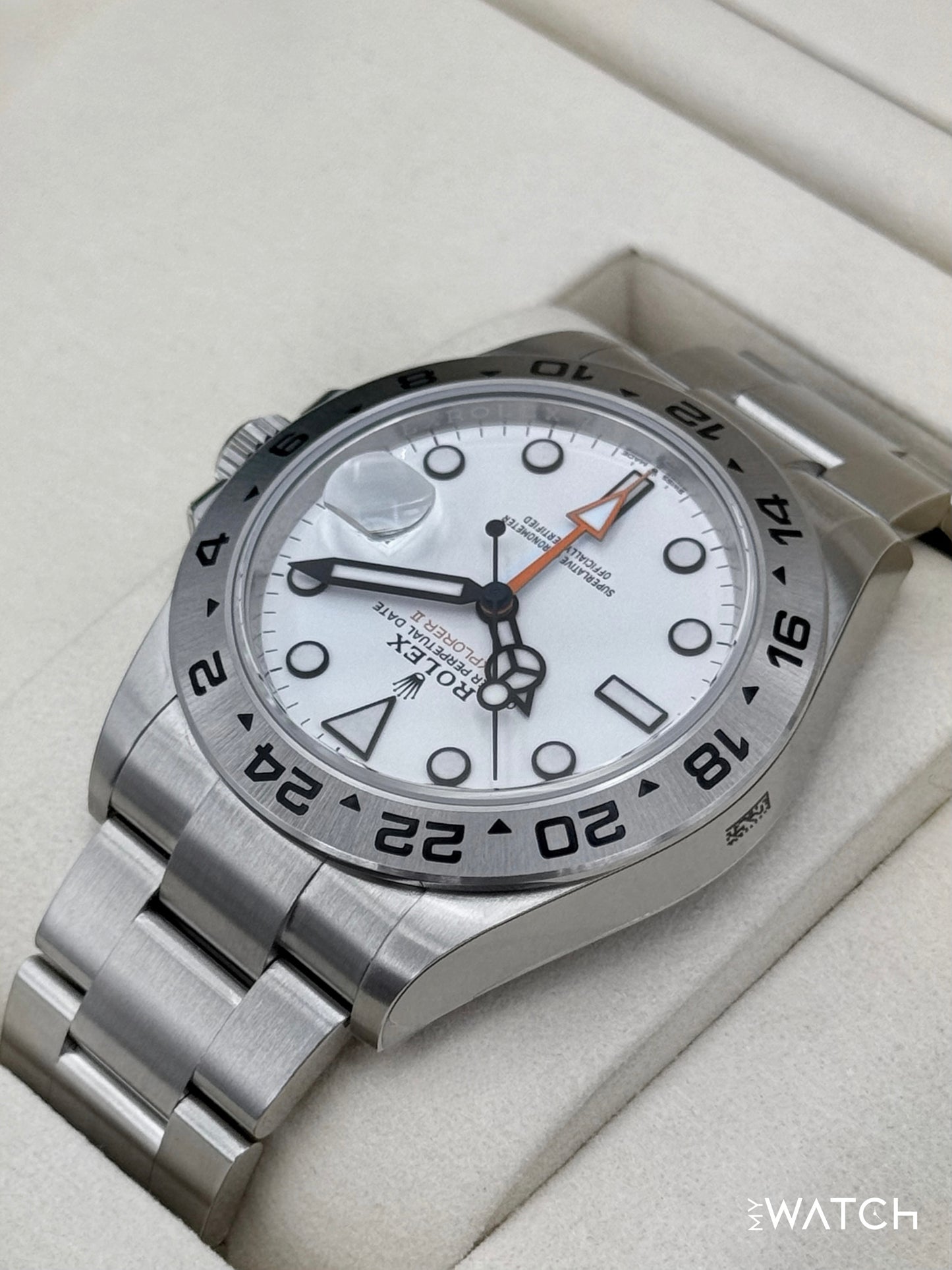 NEW 2025 Rolex Explorer II 42mm 226570 Polar White Dial (STICKERED)