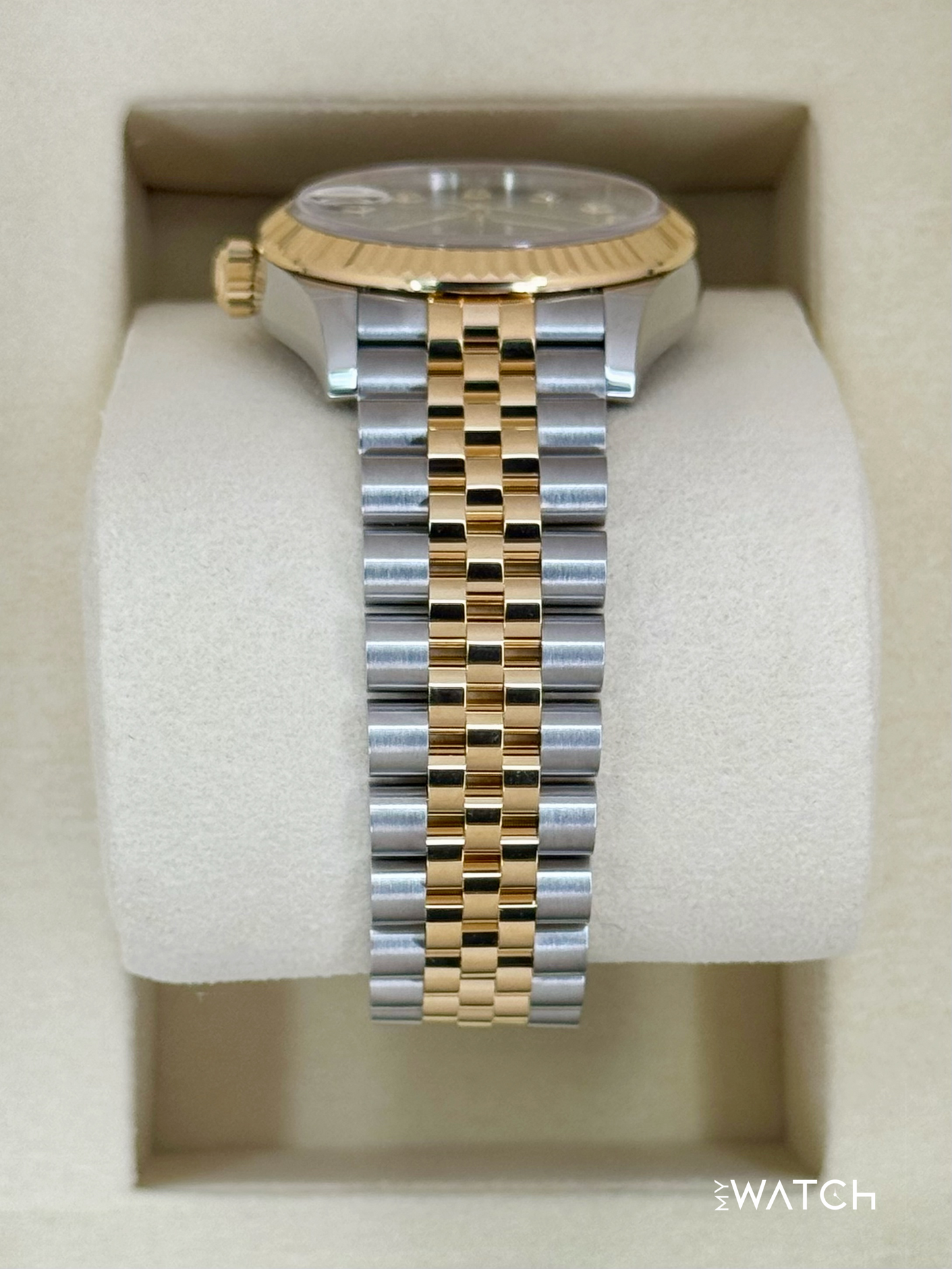 NEW 2025 Rolex Lady Datejust 31mm 278273 Two-Tone Dark Grey Diamond Dial