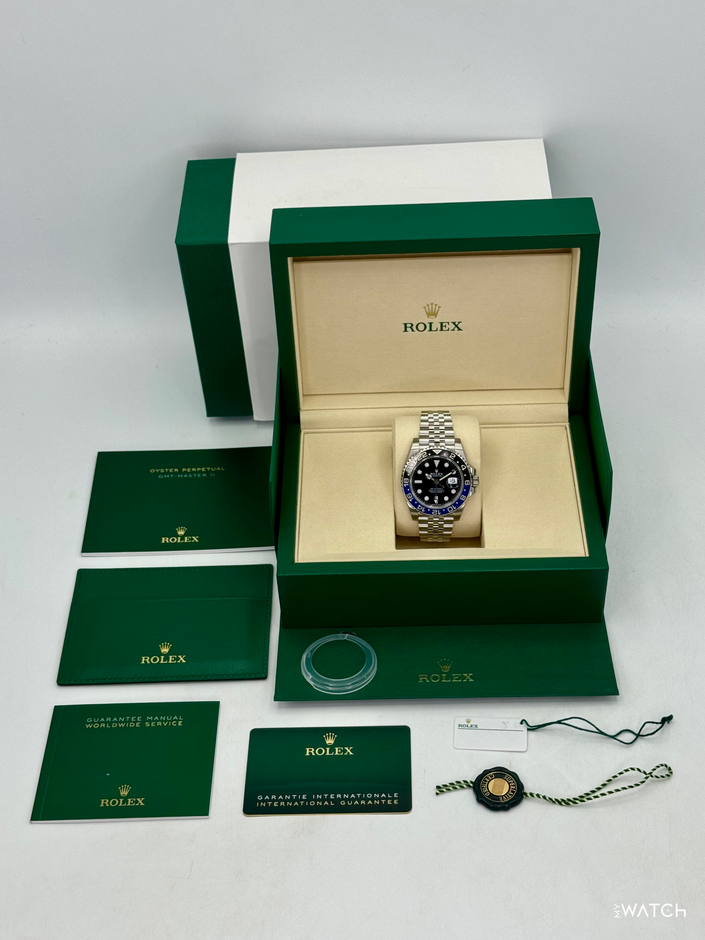 NEW 2026 Rolex GMT-Master II "Batgirl" 40mm 126710BLNR Jubilee (STICKERED) - MyWatchLLC