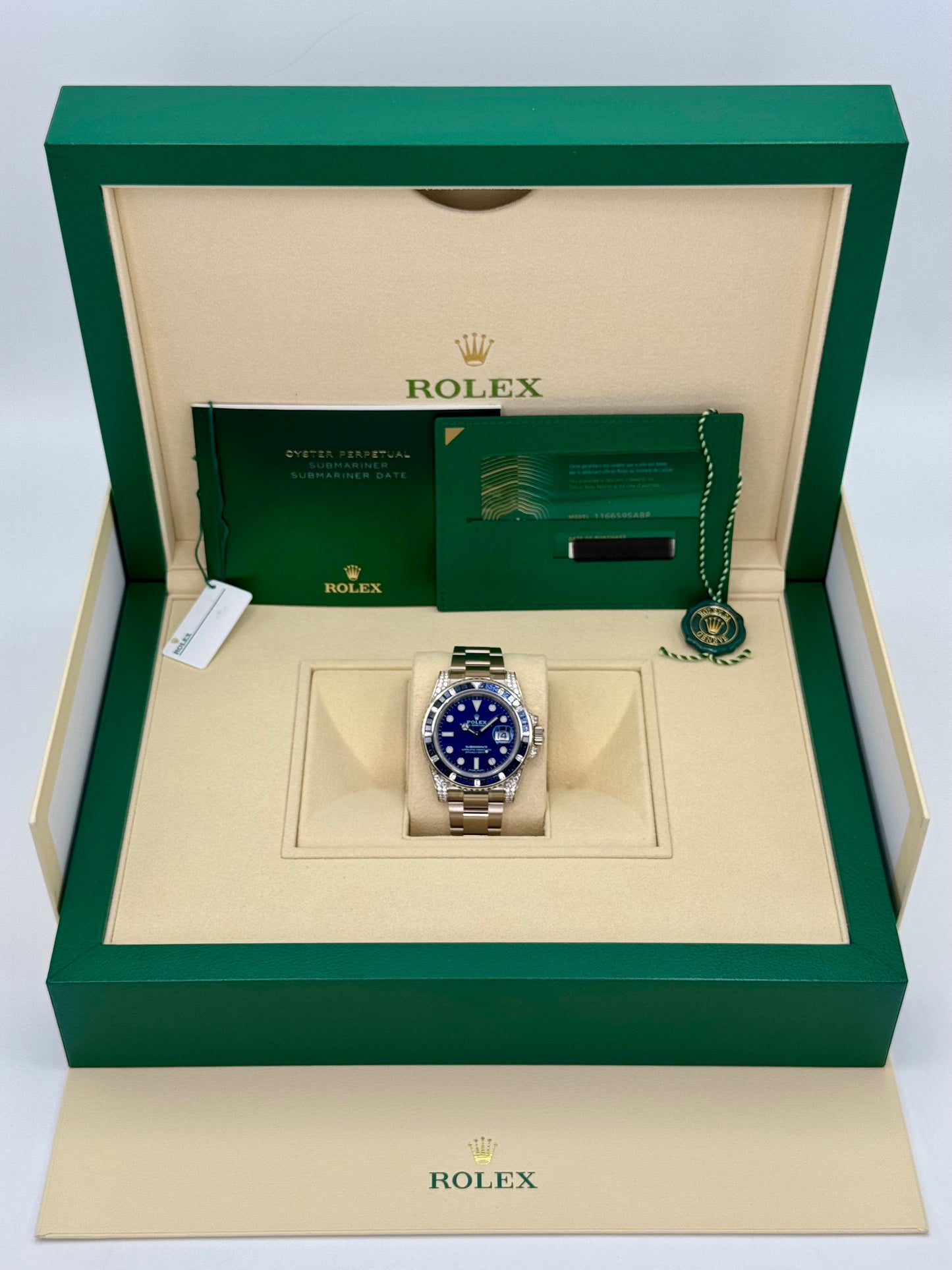 2020 Rolex Submariner 40mm 116659SABR White Gold Blue Dial