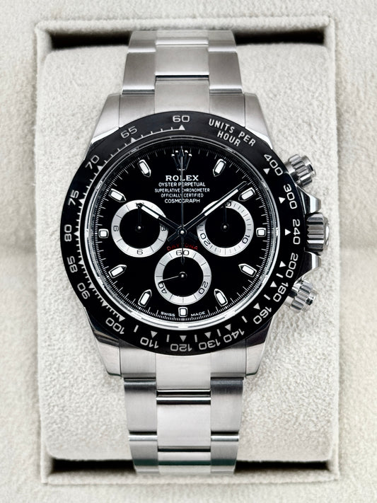 2024 Rolex Daytona 40mm 116500LN Stainless Steel Black Dial