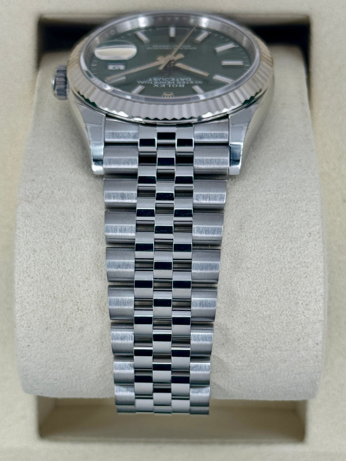 NEW 2026 Rolex Datejust 36mm 126234 Stainless Steel Jubilee Mint Green Dial