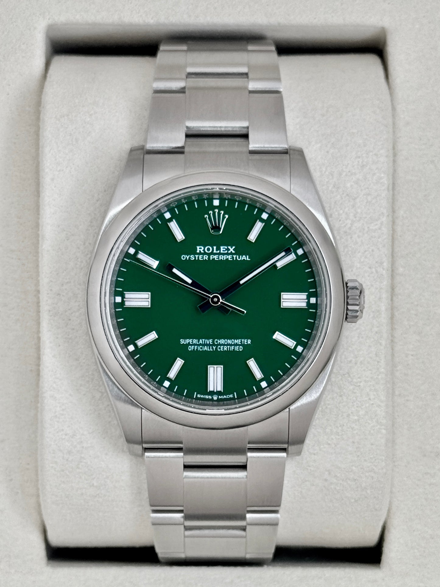 NEW 2026 Rolex Oyster Perpetual 36mm 126000 Green Dial