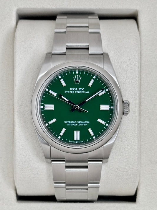 NEW 2026 Rolex Oyster Perpetual 36mm 126000 Green Dial