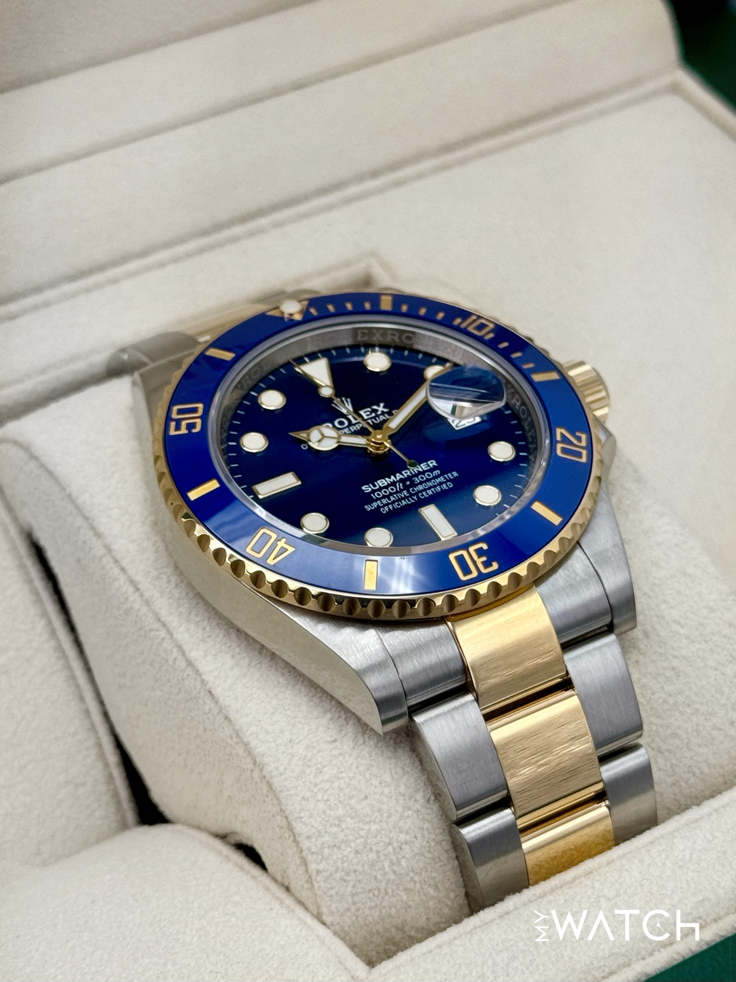 2022 Rolex Submariner "Bluesy" 41mm 126613LB Two-Tone Blue Dial