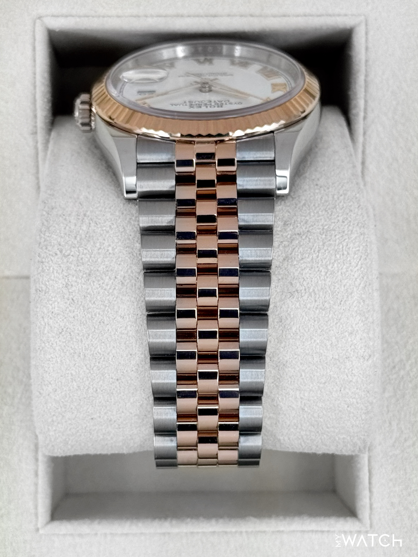 2024 Rolex Datejust 36mm 126231 Two-Tone Jubilee White Roman Numeral Dial