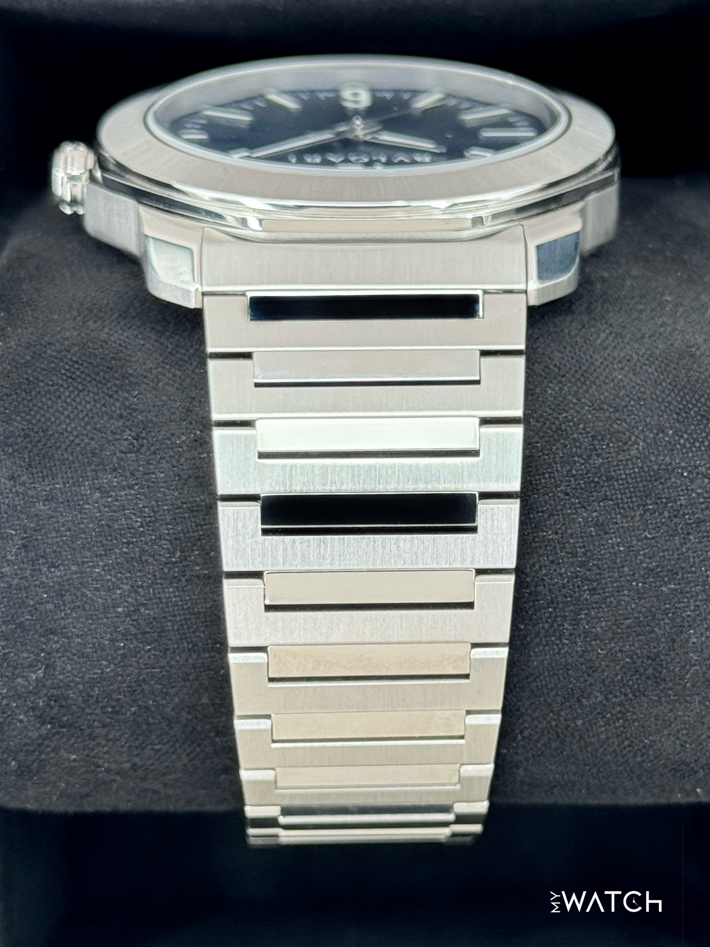 2025 Bvlgari Octo Roma 41mm 103739 Stainless Steel Blue Dial - MyWatchLLC