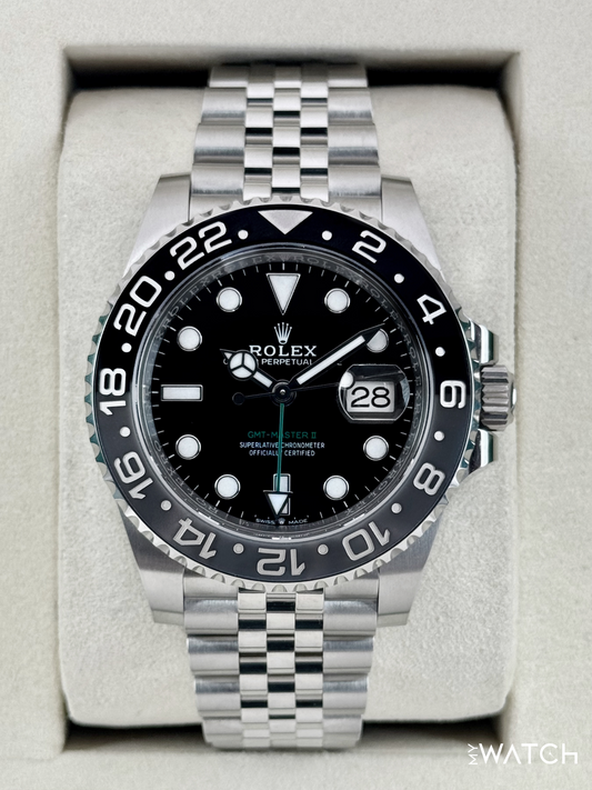 NEW 2025 Rolex GMT-Master II "Bruce Wayne" 40mm 126710GRNR Jubilee - MyWatchLLC