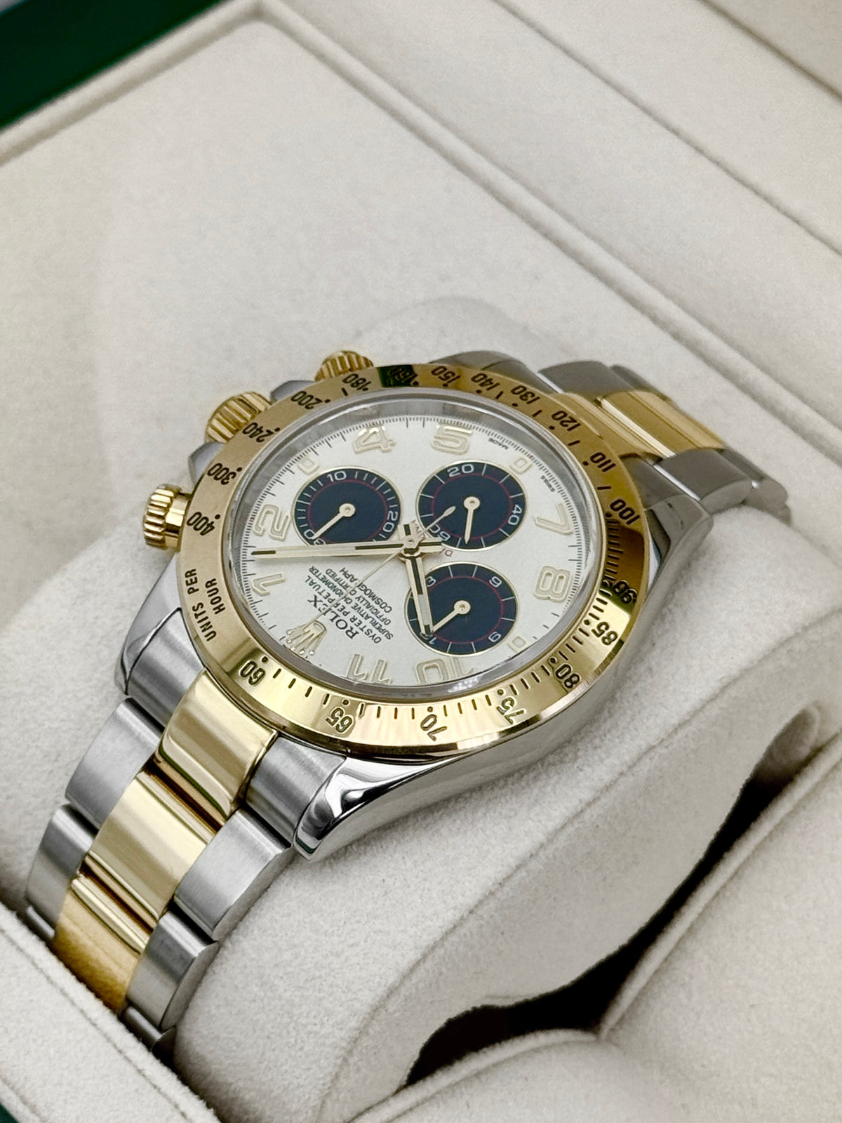2016 Rolex Daytona 40mm 116523 Two-Tone White Arabic Racing Dial - MyWatchLLC