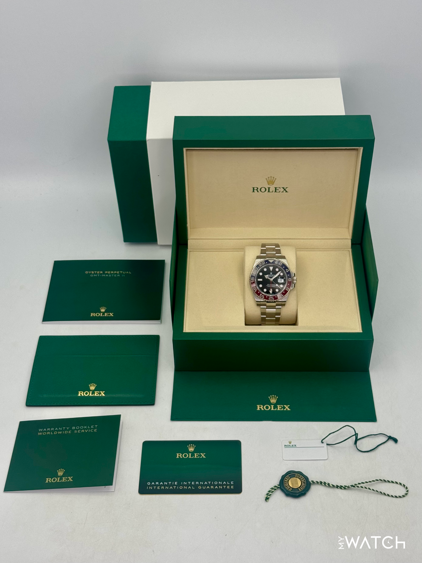 2025 Rolex GMT-Master II "Pepsi" 40mm 126710BLRO Oyster - MyWatchLLC