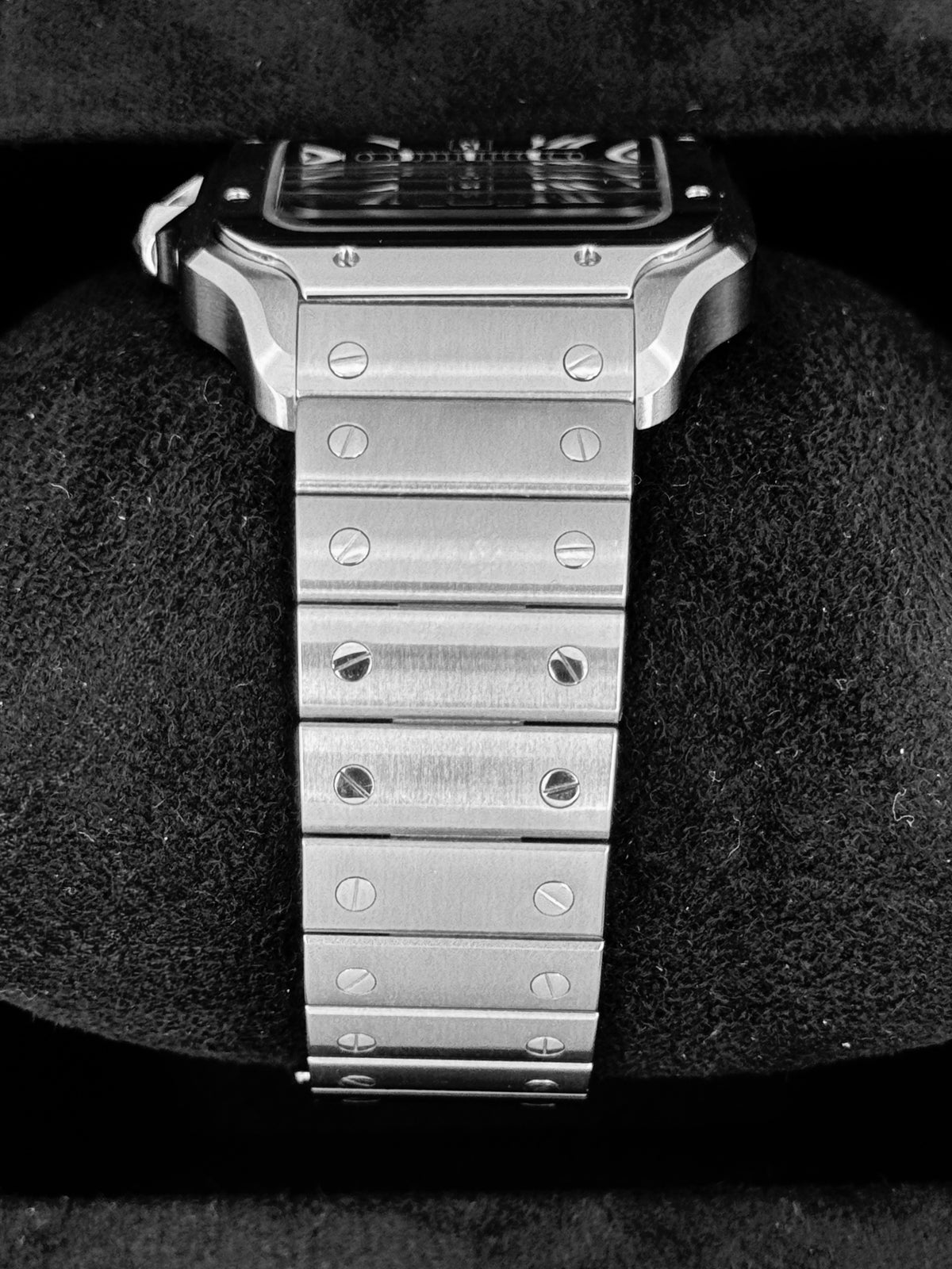 NEW 2026 Cartier Santos De Cartier 39mm WSSA0096 Stainless Steel Black Dial