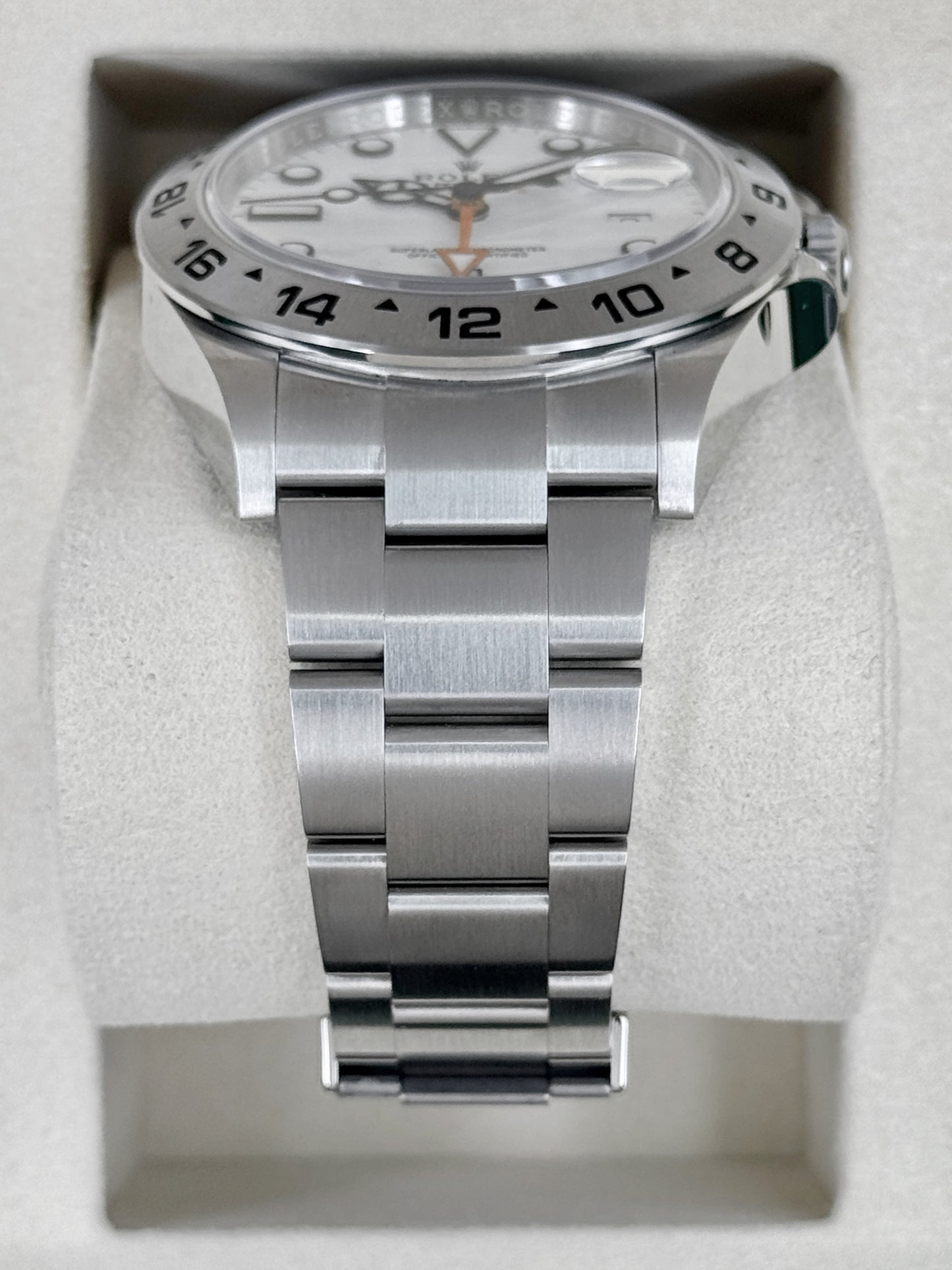 2026 Rolex Explorer II 42mm 226570 Stainless Steel Polar White Dial